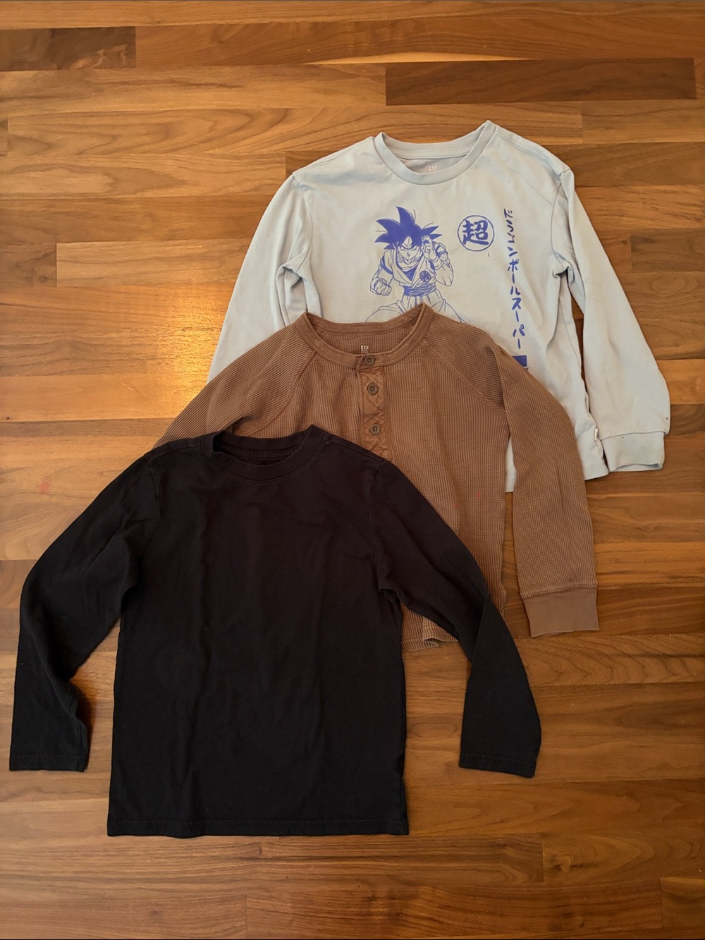Kids Long-Sleeve Tees - Set of 3 - Play Condition Size S / 6/7 Gap, Cat & Jack